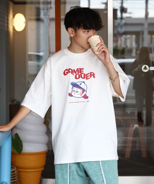 セール】【KANGOL】 別注 コラボ 90s イラストプリント オーバー