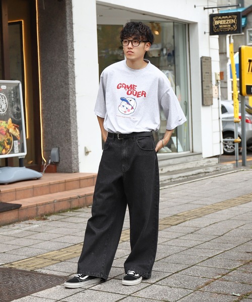 セール】【KANGOL】 別注 コラボ 90s イラストプリント オーバー