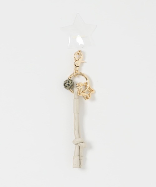 RODE SKO(ロデスコ)の「『別注』Hashibami×RODESKO レザーチャーム(キーホルダー・レディース・ベージュ/ブラック/オフホワイト・ONE)」の14枚目の写真