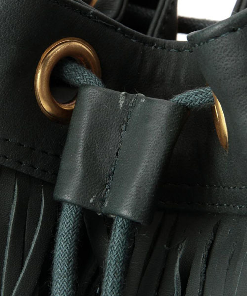 ROSE BUD（ローズバッド）の「（METAL MA MODE） MBG-3038LAYERED FRINGE BAG[フリンジ]（ショルダーバッグ・レディース・グリーン/ホワイト/ブラック・ONE SIZE）」の8枚目の写真