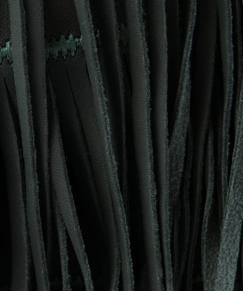 ROSE BUD（ローズバッド）の「（METAL MA MODE） MBG-3038LAYERED FRINGE BAG[フリンジ]（ショルダーバッグ・レディース・グリーン/ホワイト/ブラック・ONE SIZE）」の7枚目の写真