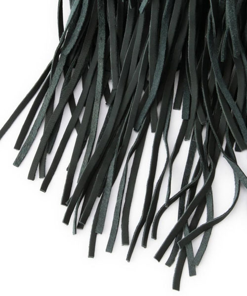 ROSE BUD（ローズバッド）の「（METAL MA MODE） MBG-3038LAYERED FRINGE BAG[フリンジ]（ショルダーバッグ・レディース・グリーン/ホワイト/ブラック・ONE SIZE）」の6枚目の写真