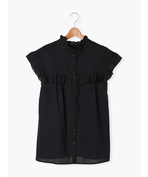 Lugnoncure（ルノンキュール）の「前後2WAYフリルブラウス（シャツ/ブラウス・レディース・ホワイト/オフホワイト/ネイビー/ブラック・F）」の22枚目の写真