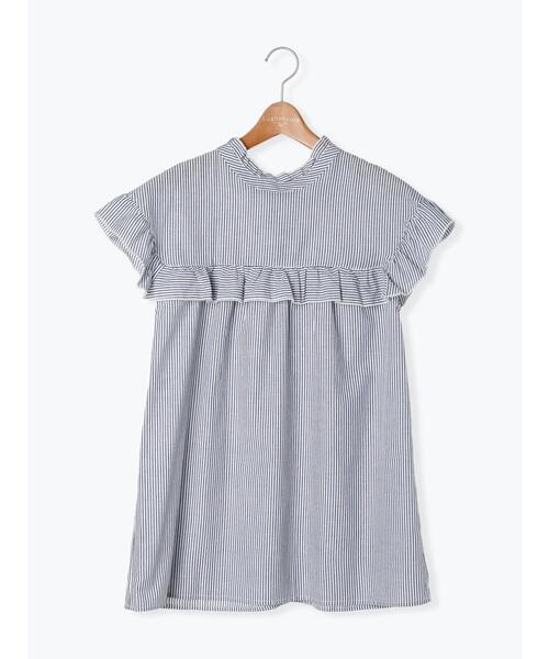 Lugnoncure（ルノンキュール）の「前後2WAYフリルブラウス（シャツ/ブラウス・レディース・ホワイト/オフホワイト/ネイビー/ブラック・F）」の13枚目の写真