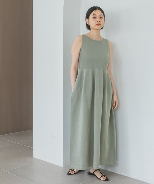 10/13まで取り置き専用⭐️ホールガーメントニットワンピース ホールガーメント ニット ロング ワンピース HUIT（ワンピース