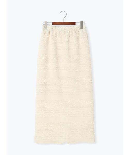 Te chichi TERRASSE（テチチテラス）の「シャーリングナロースカート（スカート・レディース・ブラック/ブラウン/オフホワイト・F）」の19枚目の写真