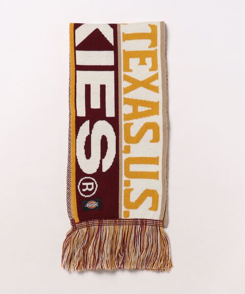 Dickies（ディッキーズ）の「Dickies EX LOGO SOCCER MUFFLER（マフラー・メンズ・エンジ/ブルー/ブラック・FREE）」の3枚目の写真