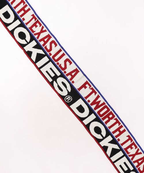 Dickies（ディッキーズ）の「Dickies EX LOGO SOCCER MUFFLER（マフラー・メンズ・エンジ/ブルー/ブラック・FREE）」の4枚目の写真