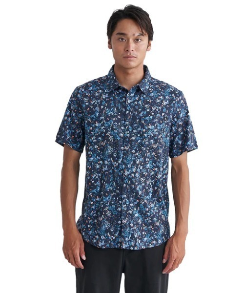 Quiksilver(クイックシルバー)の「FAIRWAY CLASSIC SS/クイックシルバー半袖Tシャツ(シャツ/ブラウス・メンズ・ベージュ/ブラウン/ブルー・SMALL/MEDIUM/LARGE)」の3枚目の写真