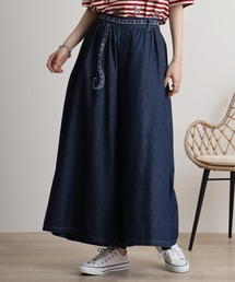 EMAGO ベルト刺繍スカーチョ