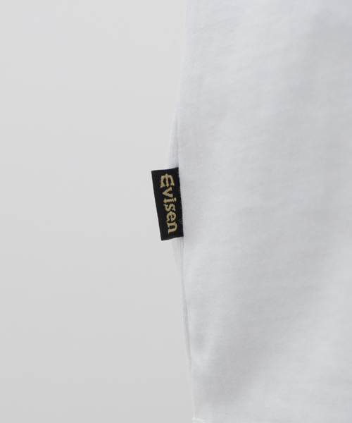 EVISEN ROUND LOGO T-SHIRT　白　XLサイズ エビセン Evisen Skateboards ゑ（エビセン）ROUND LOGO T-SHIRT- birnest
