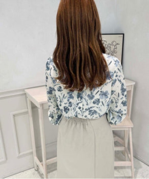 raffime（ラフィミー）の「ボウタイ取り外しブラウス（シャツ/ブラウス・レディース・ブラック/ブルー・フリー）」の3枚目の写真