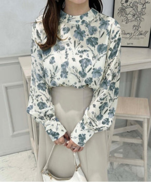 raffime（ラフィミー）の「ボウタイ取り外しブラウス（シャツ/ブラウス・レディース・ブラック/ブルー・フリー）」の5枚目の写真