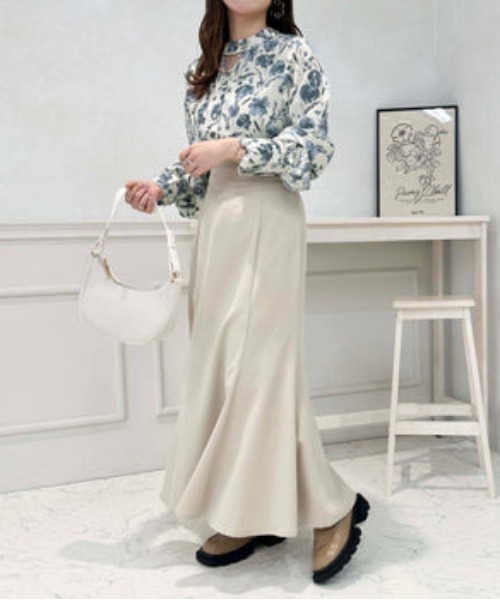 raffime（ラフィミー）の「ボウタイ取り外しブラウス（シャツ/ブラウス・レディース・ブラック/ブルー・フリー）」の8枚目の写真