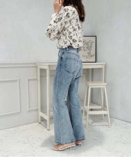 raffime（ラフィミー）の「ボウタイ取り外しブラウス（シャツ/ブラウス・レディース・ブラック/ブルー・フリー）」の18枚目の写真