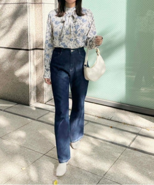 raffime（ラフィミー）の「ボウタイ取り外しブラウス（シャツ/ブラウス・レディース・ブラック/ブルー・フリー）」の20枚目の写真