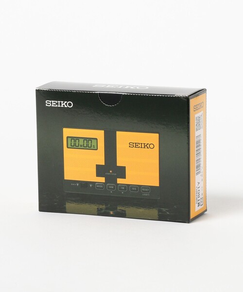 SEIKO(セイコー)の「【ビームスの百名品】SEIKO / SPORTS TIMER CLOCK TOUCH PLATE 競泳 ミニスポーツタイマー(掛け時計・メンズ・イエロー・ONE SIZE)」の9枚目の写真