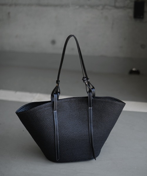 Marient(マリエント)の「カゴトートBAG(かごバッグ・レディース・ベージュ/ブラック・FREE)」の16枚目の写真