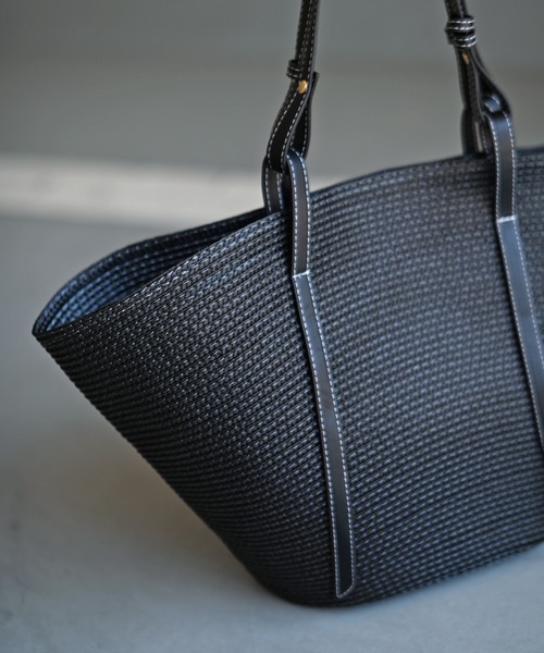 Marient(マリエント)の「カゴトートBAG(かごバッグ・レディース・ベージュ/ブラック・FREE)」の15枚目の写真
