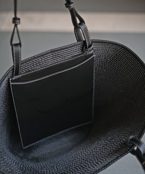 Marient(マリエント)の「カゴトートBAG(かごバッグ・レディース・ベージュ/ブラック・FREE)」の14枚目の写真