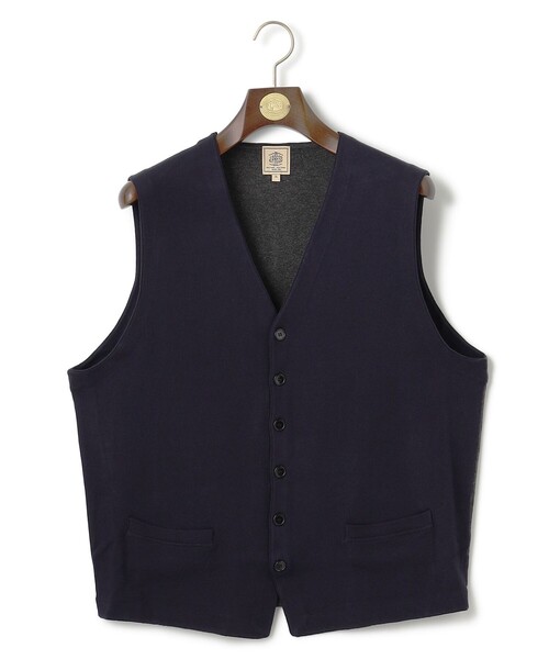 J.PRESS（ジェイプレス）の「【KING SIZE】【ストレッチ性 / イージーケア】【FLEX YARN】ハイゲージニットベスト（ベスト・メンズ・ネイビー系7/グレー系7・2L）」の2枚目の写真