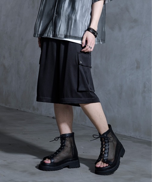 Ellno Loset（エルノロゼット）の「2WAYジップカーゴパンツ（カーゴパンツ・メンズ・ブラック/ブルーグリーン・LARGE/MEDIUM/SMALL/X-SMALL）」の22枚目の写真