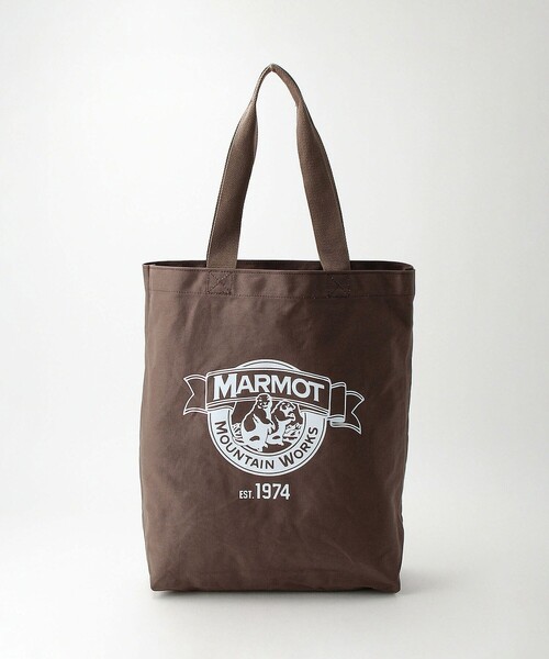 MARMOT（マーモット）の「【別注】＜Marmot＞GLR ロゴ キャンバス トートバッグ（トートバッグ・メンズ・ホワイト/ダークブラウン/ブラック・FREE）」の3枚目の写真