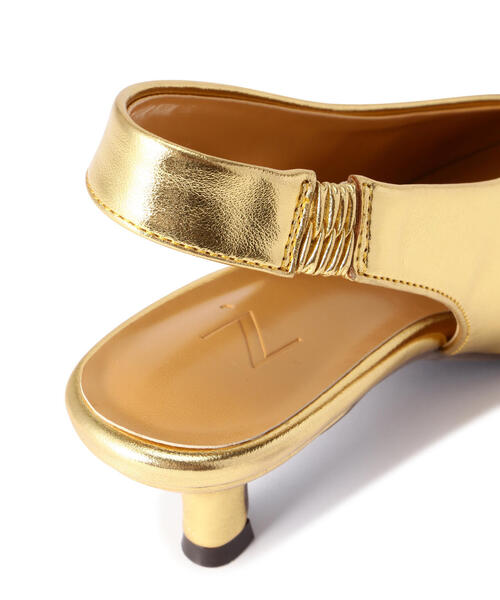 N.（N. Natural Beauty Basic）（エヌエヌナチュラルビューティーベーシック）の「◆ポインテッドバックストラップパンプス（パンプス・レディース・ゴールド/ブラック・22.5/23.5/24.5）」の21枚目の写真