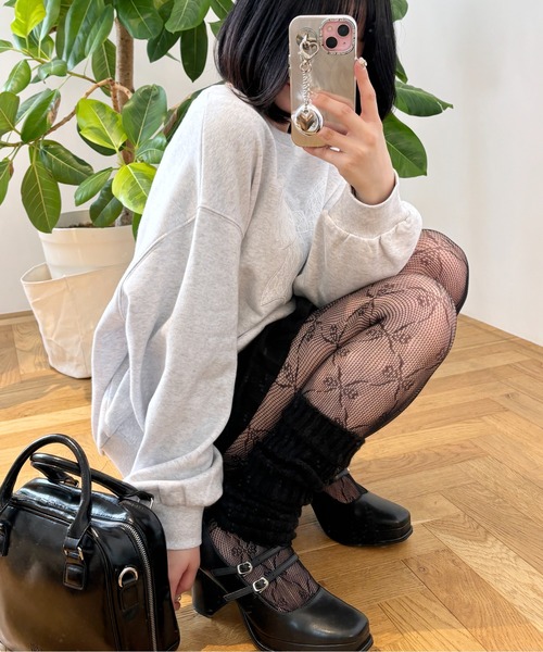 Heather（ヘザー）の「ボリュームレッグウォーマー　144133（レッグウォーマー・レディース・ブラック/ホワイト・ONE SIZE）」の13枚目の写真