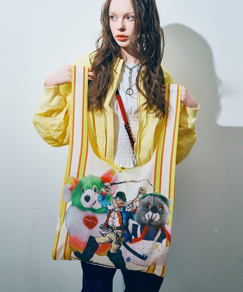 RNA（アールエヌエー）の「E5033 シアービッグバンザイトート（トートバッグ・レディース・その他2/その他1/その他3/その他4・FREE）」の4枚目の写真