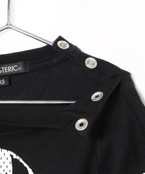 JOEY HYSTERIC（ジョーイヒステリック）の「MESH PT WOMAN pt Tシャツ（Tシャツ/カットソー・キッズ・ブラック/ブルー/レッド・MEDIUM/X-SMALL/SMALL）」の6枚目の写真