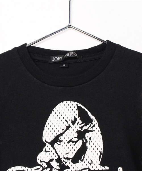 JOEY HYSTERIC（ジョーイヒステリック）の「MESH PT WOMAN pt Tシャツ（Tシャツ/カットソー・キッズ・ブラック/ブルー/レッド・MEDIUM/X-SMALL/SMALL）」の13枚目の写真