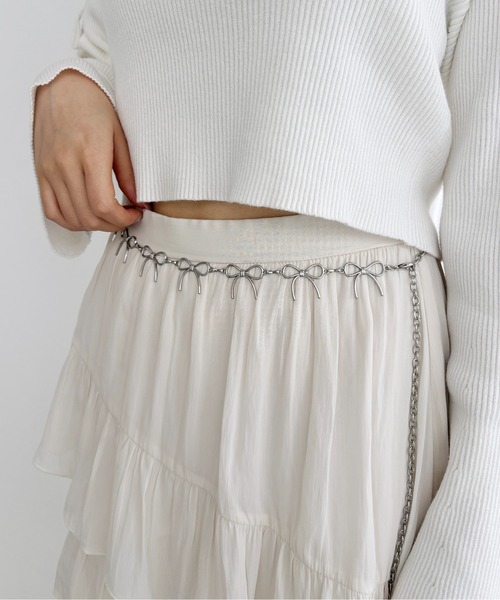 Heather(ヘザー)の「モチーフチェーンベルト 143603(ベルト・レディース・シルバー/シルバー系その他・ONE SIZE)」の6枚目の写真
