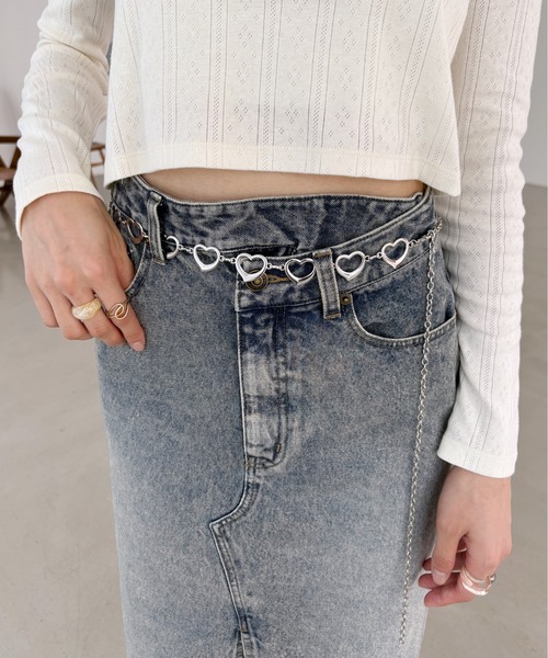 Heather(ヘザー)の「モチーフチェーンベルト 143603(ベルト・レディース・シルバー/シルバー系その他・ONE SIZE)」の7枚目の写真