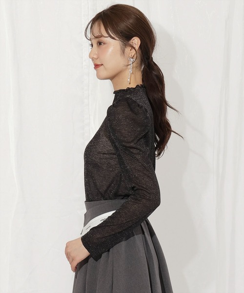 WILLSELECTION（ウィルセレクション）の「ラメシアートップス（その他トップス・レディース・オフホワイト/ラベンダー/ピンク/ブラック・FREE）」の22枚目の写真