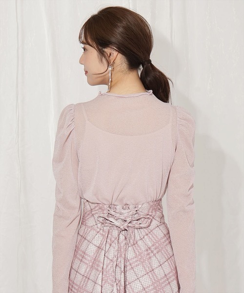 WILLSELECTION（ウィルセレクション）の「ラメシアートップス（その他トップス・レディース・オフホワイト/ラベンダー/ピンク/ブラック・FREE）」の15枚目の写真