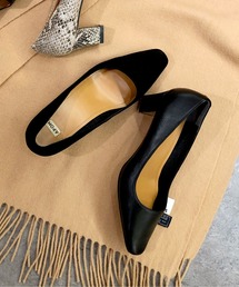 enchanted | 《APOM》本革ポインテッドスクエアトゥパンプス(パンプス)