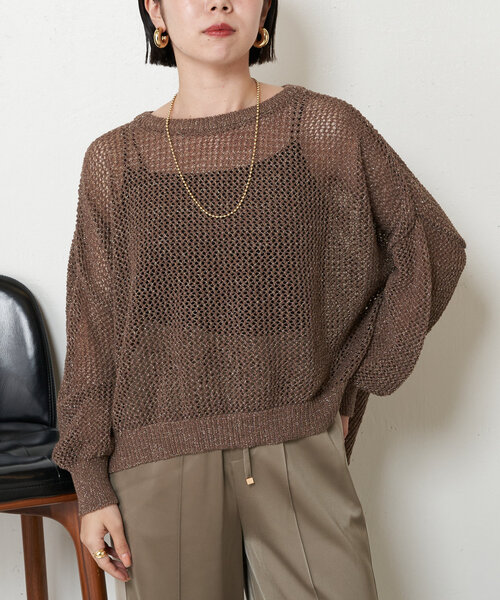メタリックメッシュニット | Jena espace merveilleux(ジェナ