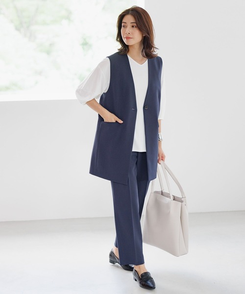 Elura(エルーラ)の「映えラクジレ/133664(ベスト・レディース・ブラック/ベージュ/ネイビー・FREE)」の19枚目の写真