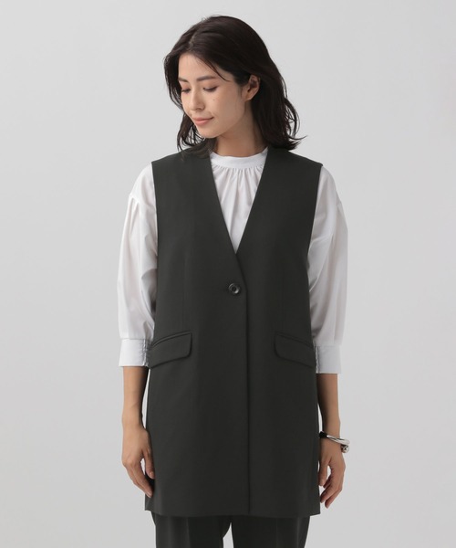 Elura(エルーラ)の「映えラクジレ/133664(ベスト・レディース・ブラック/ベージュ/ネイビー・FREE)」の16枚目の写真