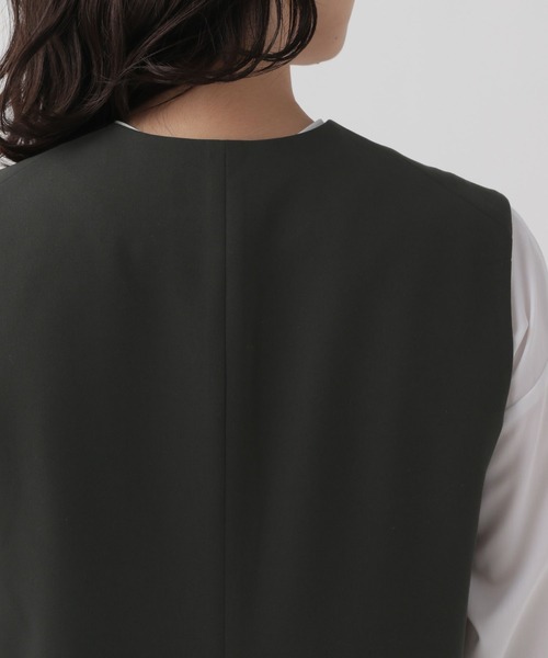 Elura(エルーラ)の「映えラクジレ/133664(ベスト・レディース・ブラック/ベージュ/ネイビー・FREE)」の9枚目の写真