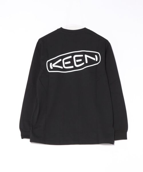 KEEN(キーン)の「《keen》OC/RP LOGO LS TEE メンズ(Tシャツ/カットソー・メンズ・ブラック×ホワイト・M/S/XL/L)」の2枚目の写真