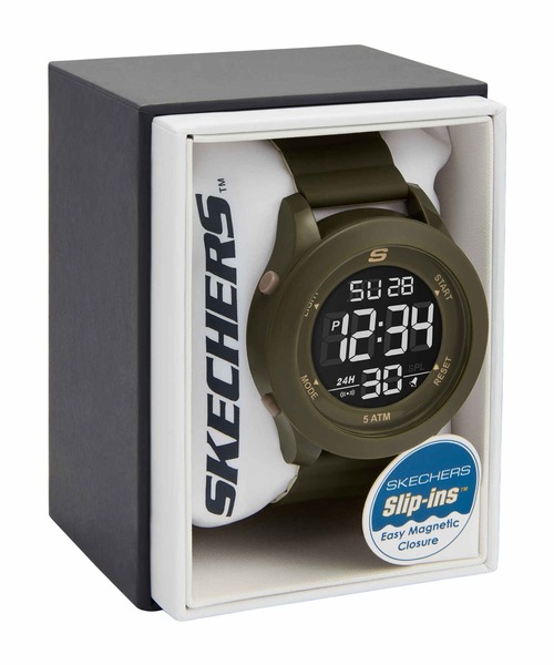 SKECHERS（スケッチャーズ）の「スケッチャーズ 腕時計 メンズ デジタル シリコン SR5223（デジタル腕時計・メンズ・グリーン・FREE）」の2枚目の写真