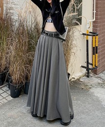 プリーツロングスカート