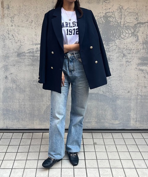 Ocean Pacific(オーシャンパシフィック)の「【OP/オーピー】【限定商品】レディースカレッジロゴロングTシャツ(Tシャツ/カットソー・レディース・ホワイト/チャコールグレー/ベージュ/ヘザーグレー・LARGE/MEDIUM/SMALL/X-LARGE)」の9枚目の写真