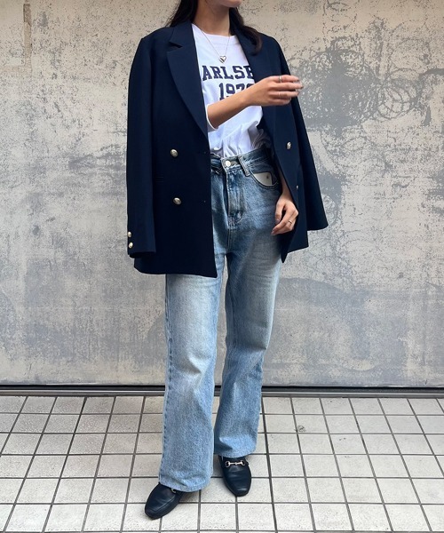 Ocean Pacific(オーシャンパシフィック)の「【OP/オーピー】【限定商品】レディースカレッジロゴロングTシャツ(Tシャツ/カットソー・レディース・ホワイト/チャコールグレー/ベージュ/ヘザーグレー・LARGE/MEDIUM/SMALL/X-LARGE)」の10枚目の写真