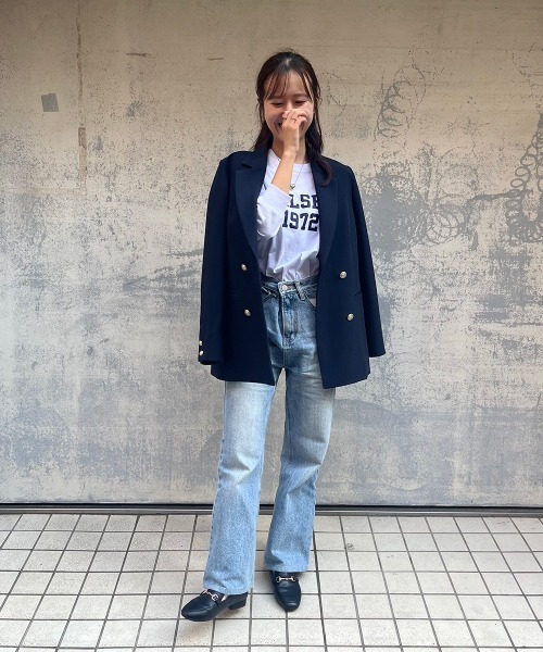 Ocean Pacific(オーシャンパシフィック)の「【OP/オーピー】【限定商品】レディースカレッジロゴロングTシャツ(Tシャツ/カットソー・レディース・ホワイト/チャコールグレー/ベージュ/ヘザーグレー・LARGE/MEDIUM/SMALL/X-LARGE)」の11枚目の写真