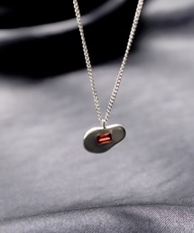 TEN. | SILVER925 フロートネックレス SV (ガーネット)(ネックレス)