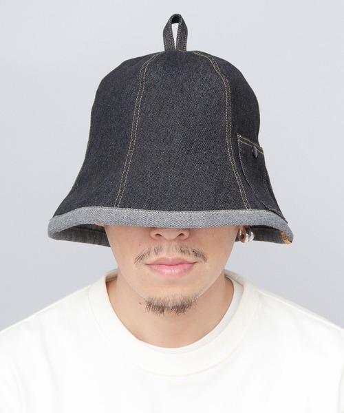 セール】チューリップ型 瞑想 デニムサウナハット（ハット）｜CHILL
