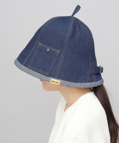 セール】チューリップ型 瞑想 デニムサウナハット（ハット）｜CHILL